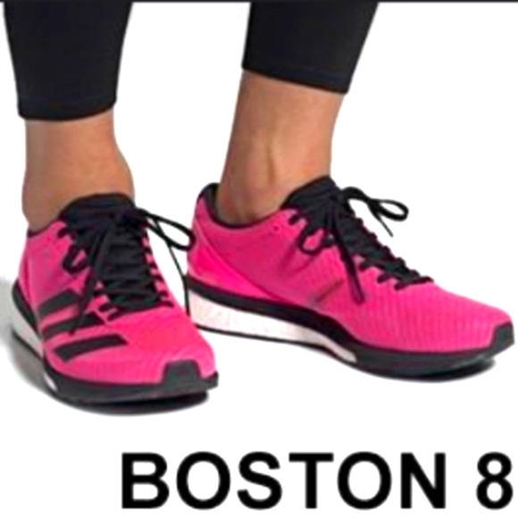 Adidas Adizero Boston 8 /Black Athletic Running Shoes Men's Size 10.5 - Picture 1 of 2